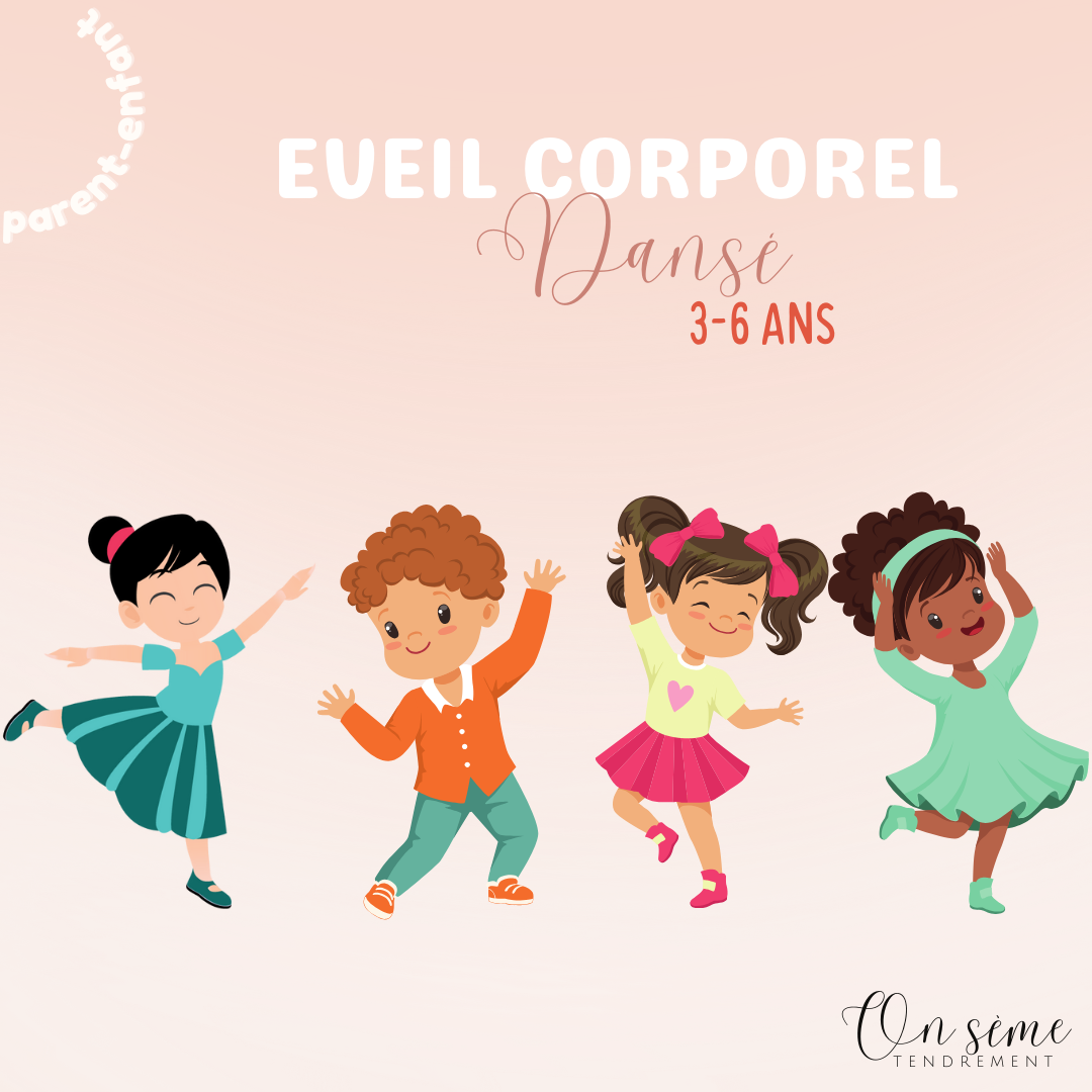 Eveil corporel dansé - 3-6 ans (parent-enfant)